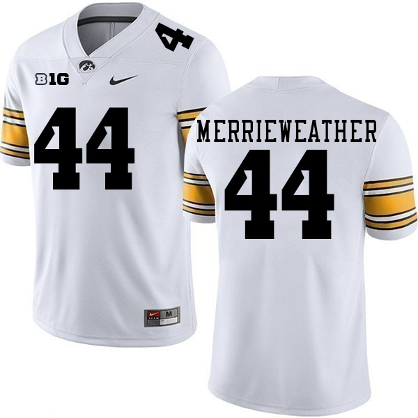 Kenneth Merrieweather Iowa Jersey,University Of Iowa Hawkeyes Fotoball Uniforms,Jersey,Gears-White